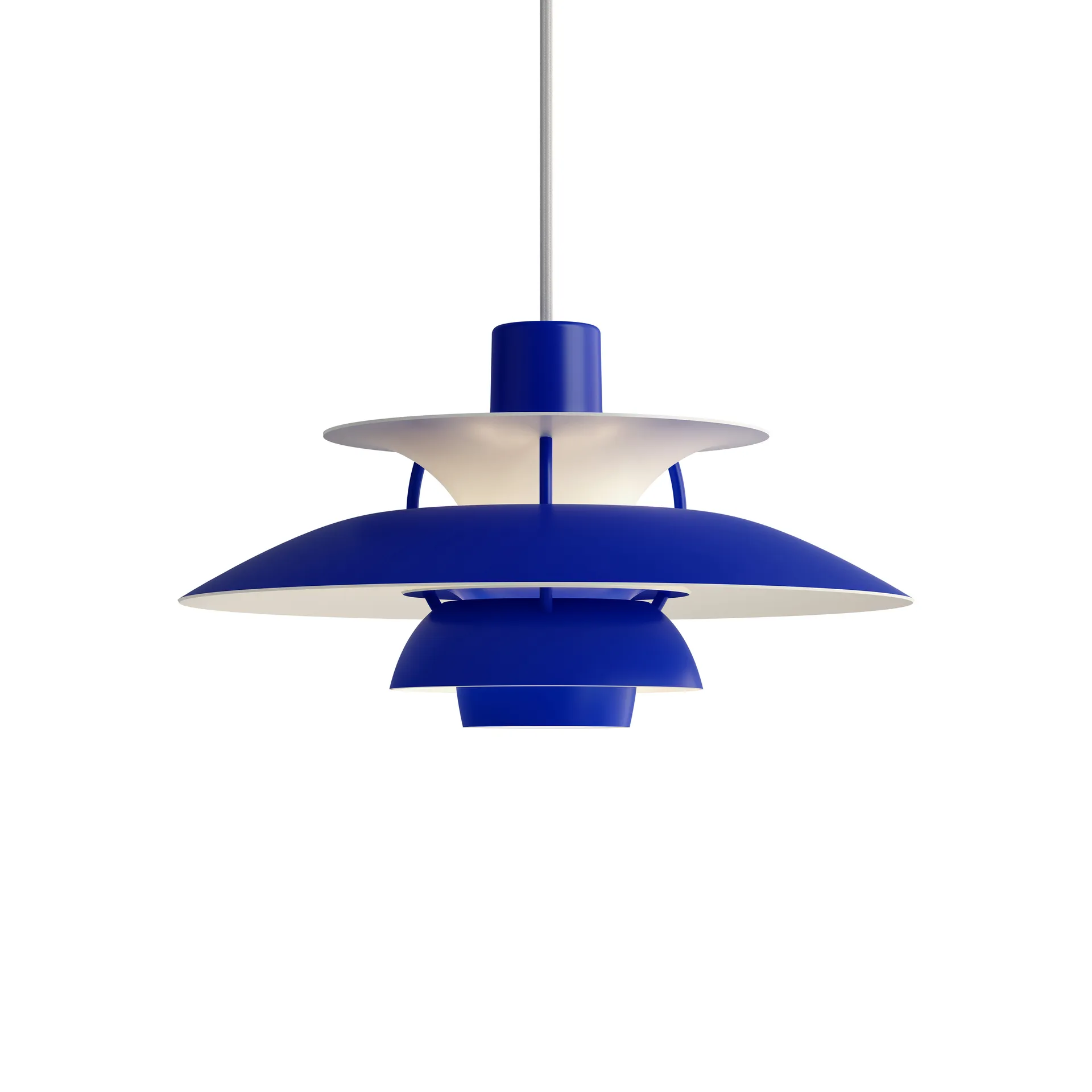 PH 5 MINI hanglamp monochroom, Blauw Louis Poulsen