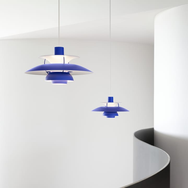PH 5 MINI hanglamp monochroom, Blauw Louis Poulsen