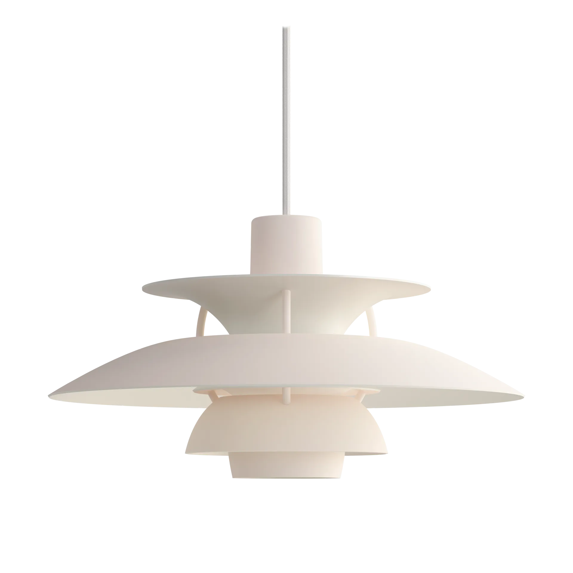 PH 5 MINI hanglamp monochroom, Pale blush Louis Poulsen