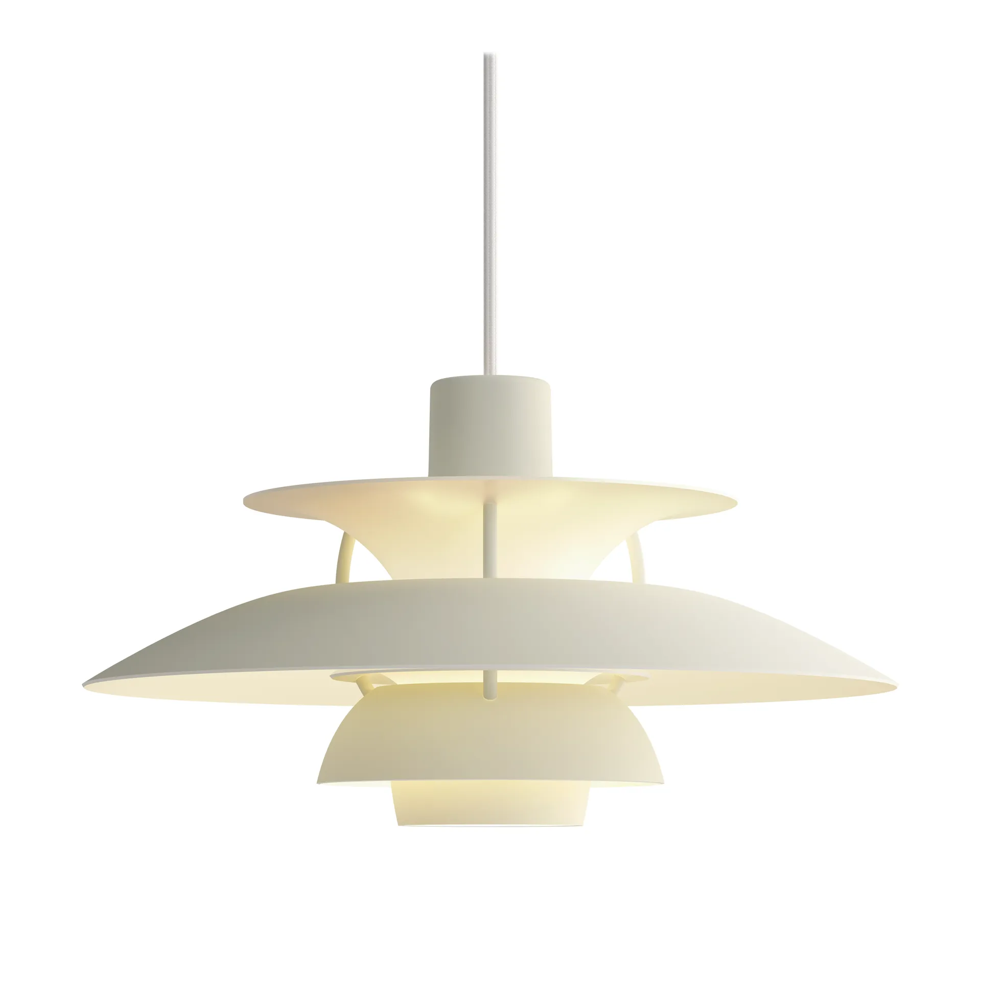 PH 5 MINI hanglamp monochroom, Pale pewter Louis Poulsen