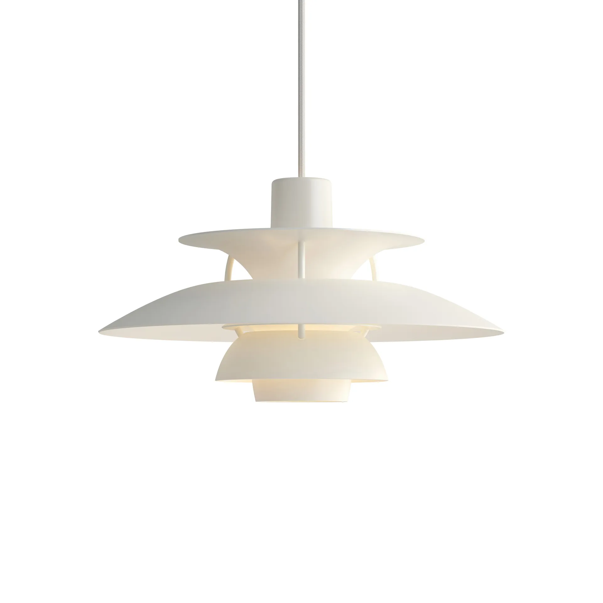 PH 5 MINI hanglamp monochroom, Wit Louis Poulsen