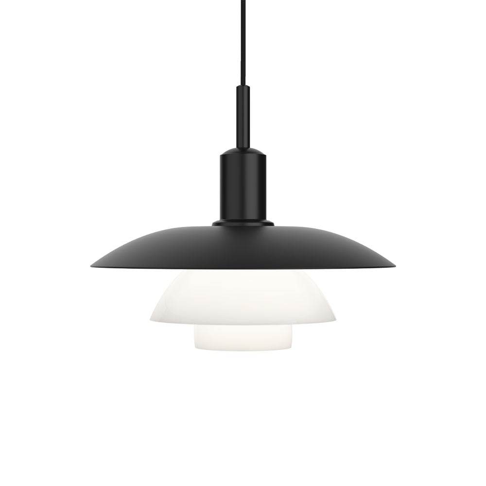 Louis Poulsen PH 5/5 LED hanglamp Zwart metaal-glas