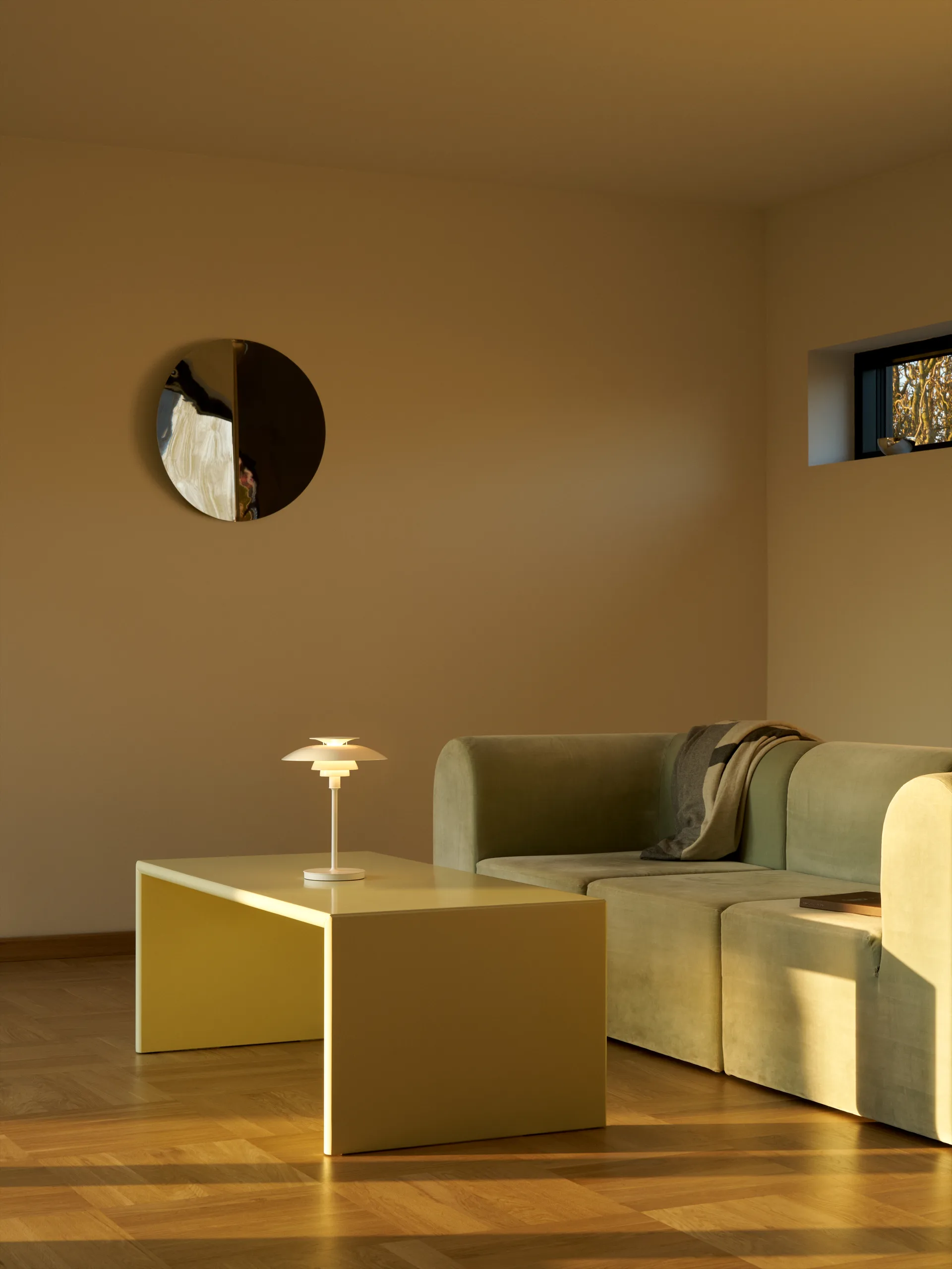 PH 80 draagbare tafellamp, Wit opaal, wit Louis Poulsen