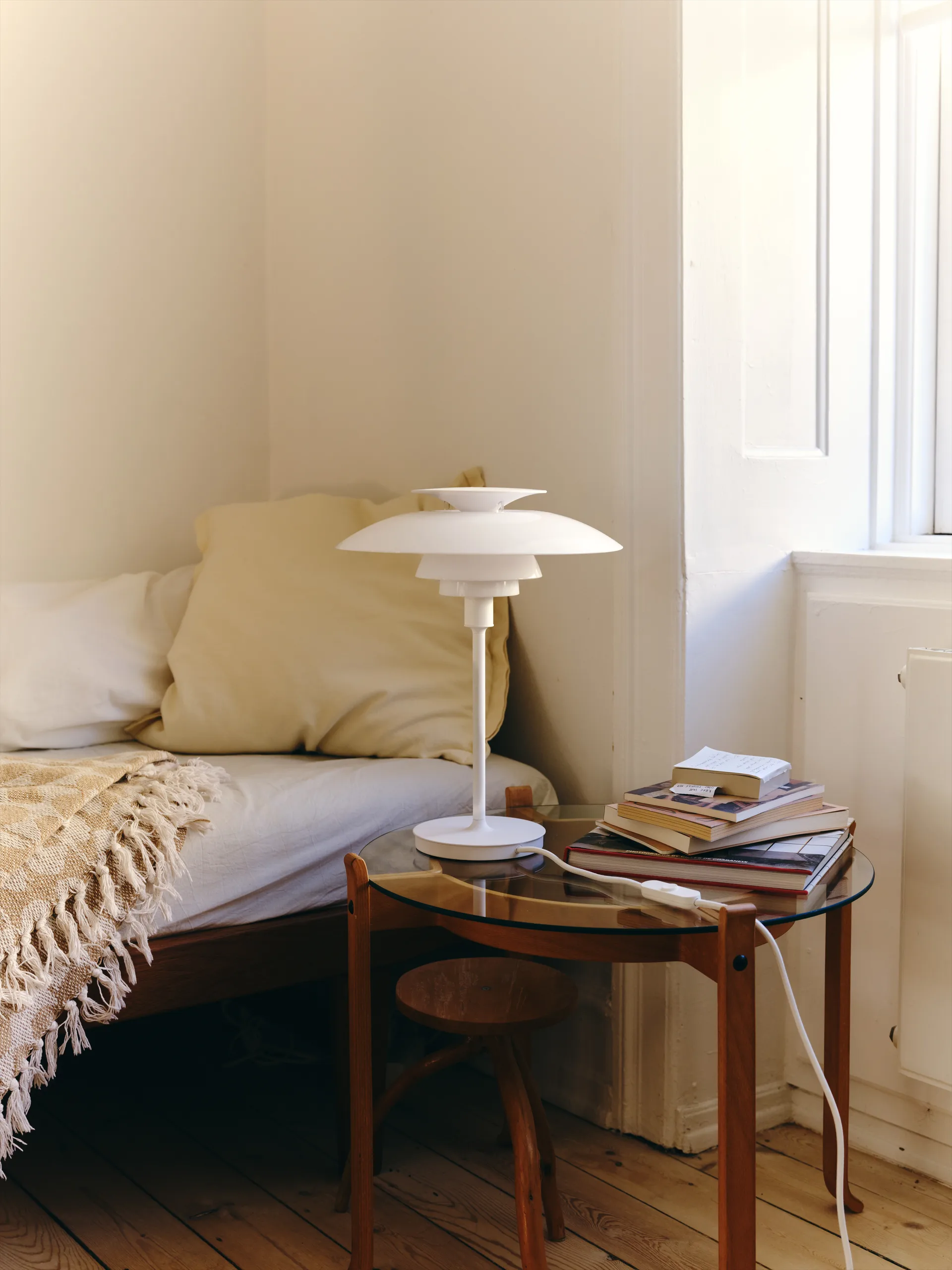 PH 80 tafellamp, Wit opaal, wit Louis Poulsen