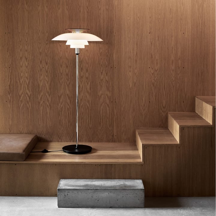 PH 80 vloerlamp, Wit-wit opaalglas Louis Poulsen