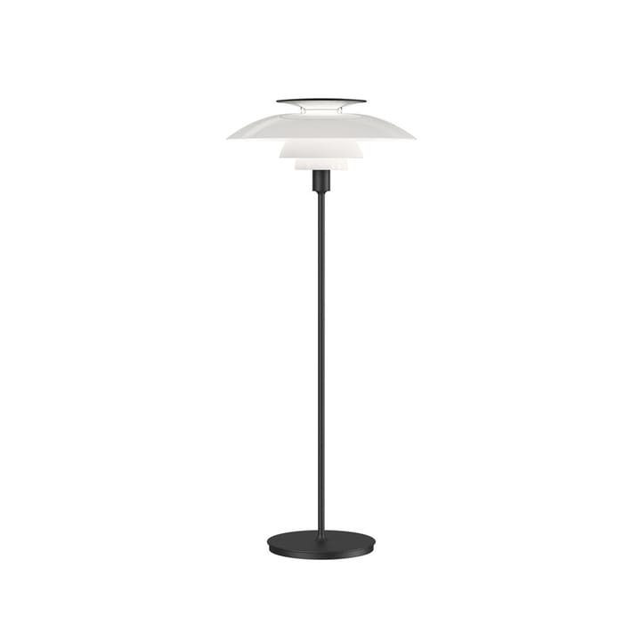 PH 80 vloerlamp - Zwart-wit opaal acryl - Louis Poulsen