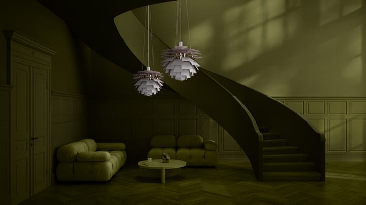 PH Artichoke Anniversary edition hanglamp, Matte white-pale rose Ø60 cm Louis Poulsen