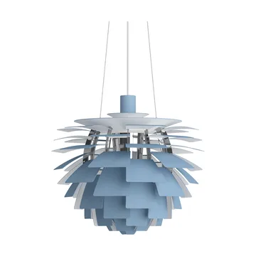 PH Artichoke hanglamp Ø48 cm - Dusty blue-high lustre chrome plated - Louis Poulsen