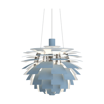 PH Artichoke hanglamp Ø48 cm - Dusty blue-high lustre chrome plated - Louis Poulsen