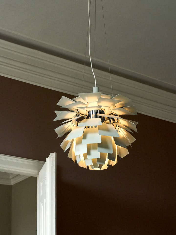 PH Artichoke hanglamp Ø48 cm, Dusty green-high lustre chrome plated Louis Poulsen