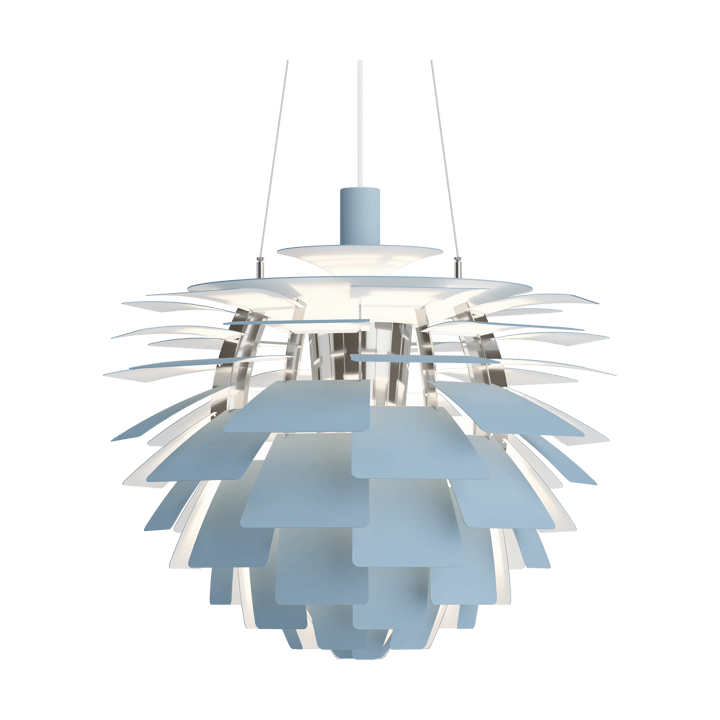 PH Artichoke hanglamp Ø60 cm, Dusty blue-high lustre chrome plated Louis Poulsen