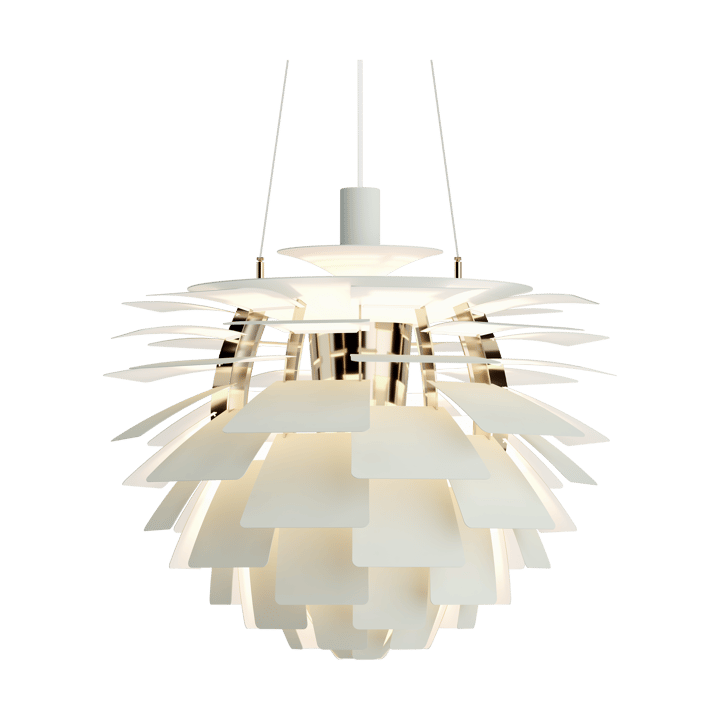 PH Artichoke hanglamp Ø60 cm, Dusty green-brass metallised Louis Poulsen