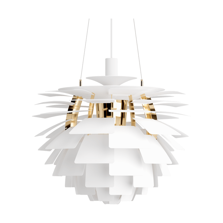 PH Artichoke hanglamp Ø60 cm - Soft white-brass metallised - Louis Poulsen
