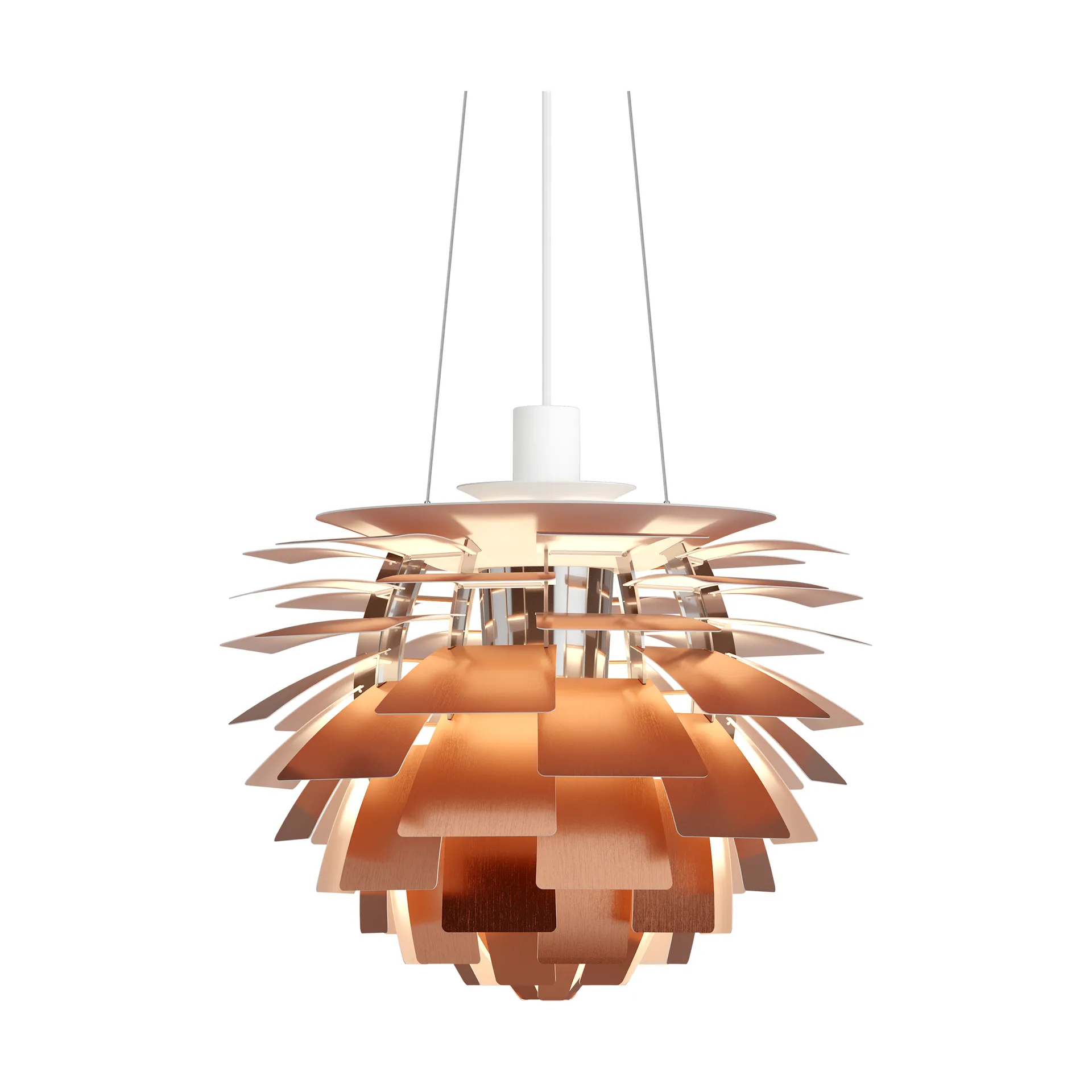 PH Artichoke hanglamp LED, Koper, Ø48 cm Louis Poulsen
