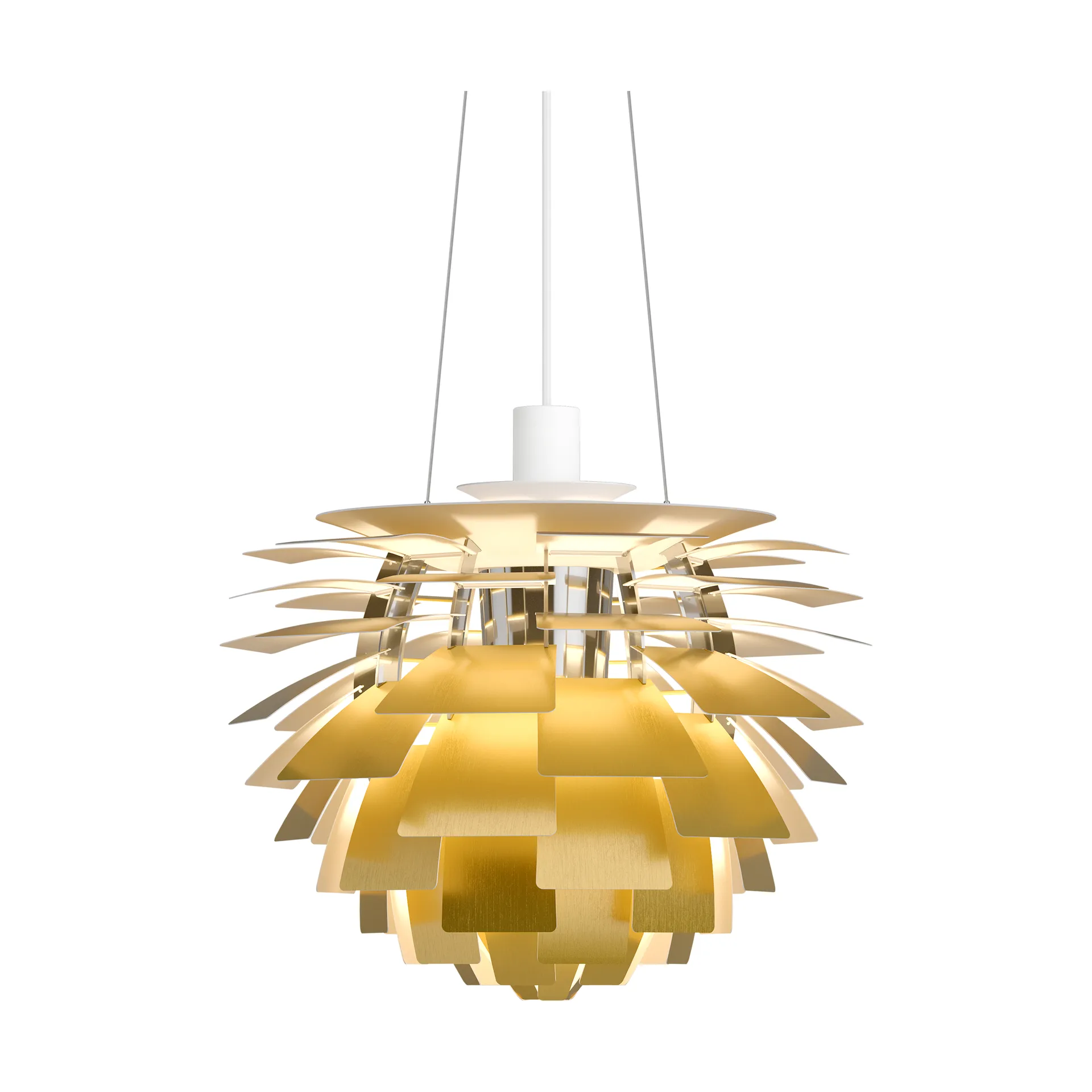 PH Artichoke hanglamp LED, Messing, Ø48 cm Louis Poulsen