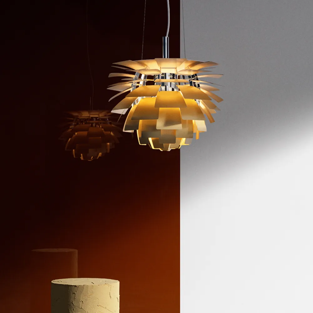 PH Artichoke hanglamp LED, Messing, Ø48 cm Louis Poulsen