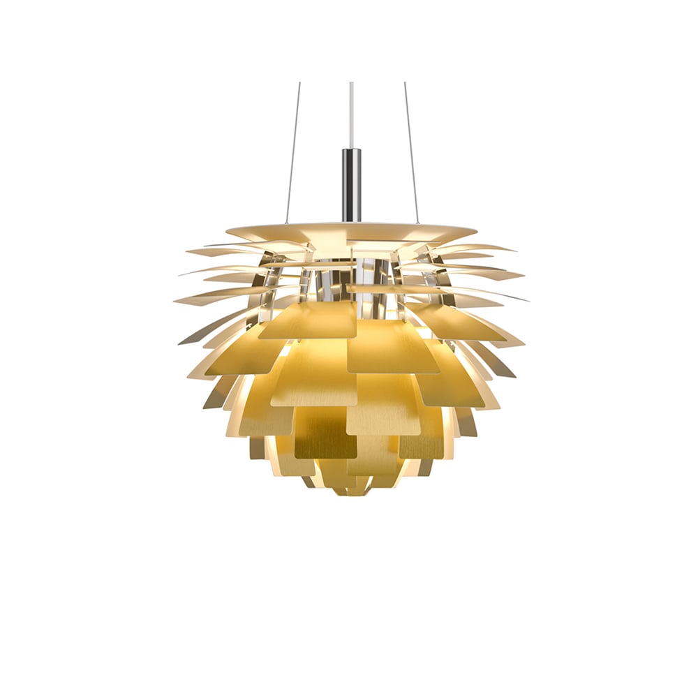 Louis Poulsen PH Artichoke hanglamp Messing, ø48, LED