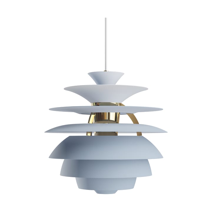 PH Snowball hanglamp - Dusty blue-brass - Louis Poulsen