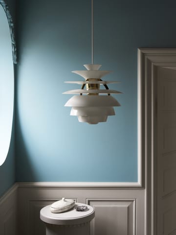 PH Snowball hanglamp - Dusty blue-brass - Louis Poulsen