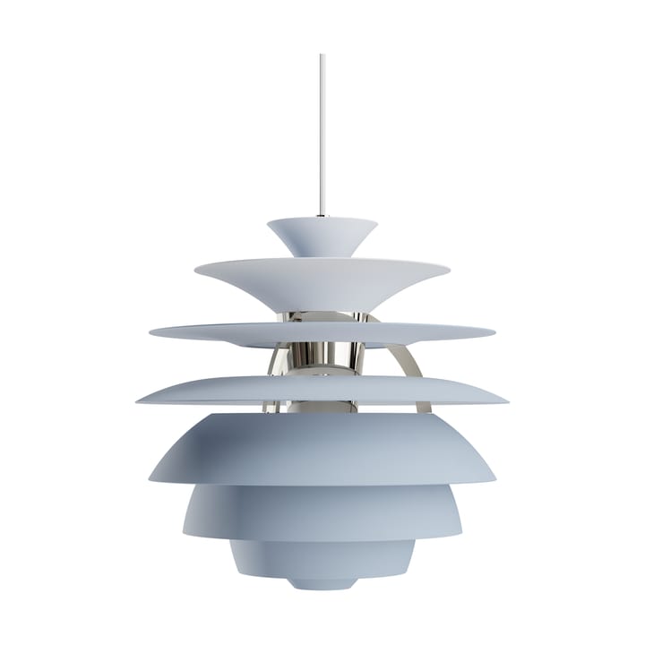 PH Snowball hanglamp - Dusty blue-chrome - Louis Poulsen