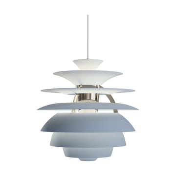 PH Snowball hanglamp - Dusty blue-chrome - Louis Poulsen