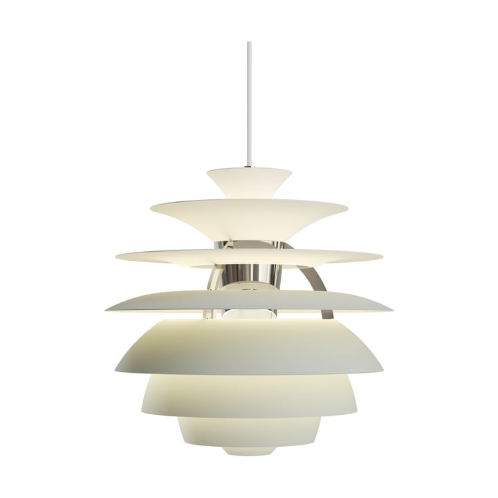 PH Snowball hanglamp, Dusty green-chrome Louis Poulsen