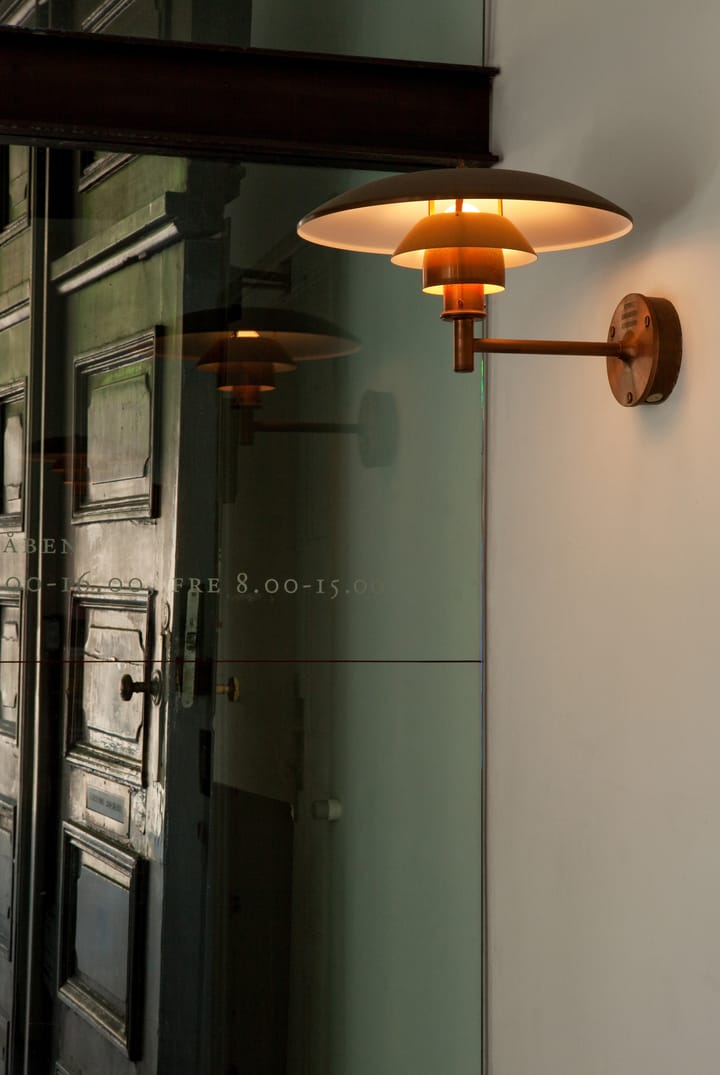 PH wandlamp, Brushed copper Louis Poulsen