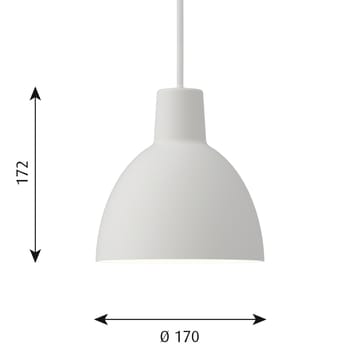 Toldbod 170 hanglamp - Wit - Louis Poulsen