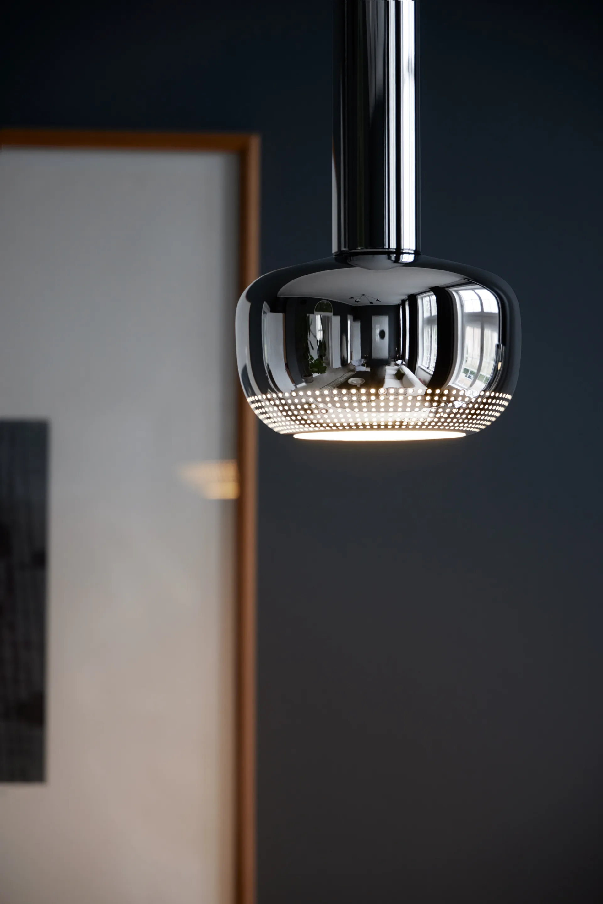 VL 56 hanglamp, Verchroomd hoogglans Louis Poulsen