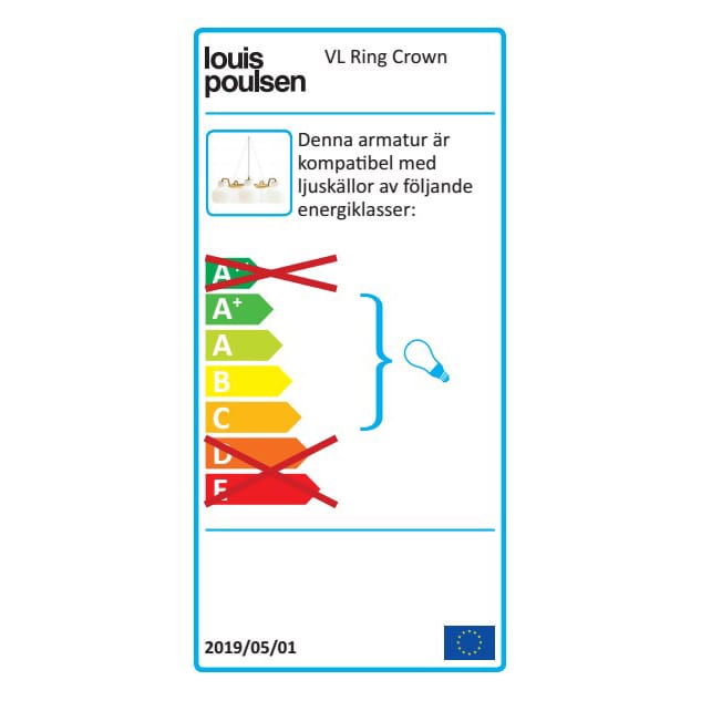 VL Ring Crown 3-5-7 hanglamp, 3 Louis Poulsen