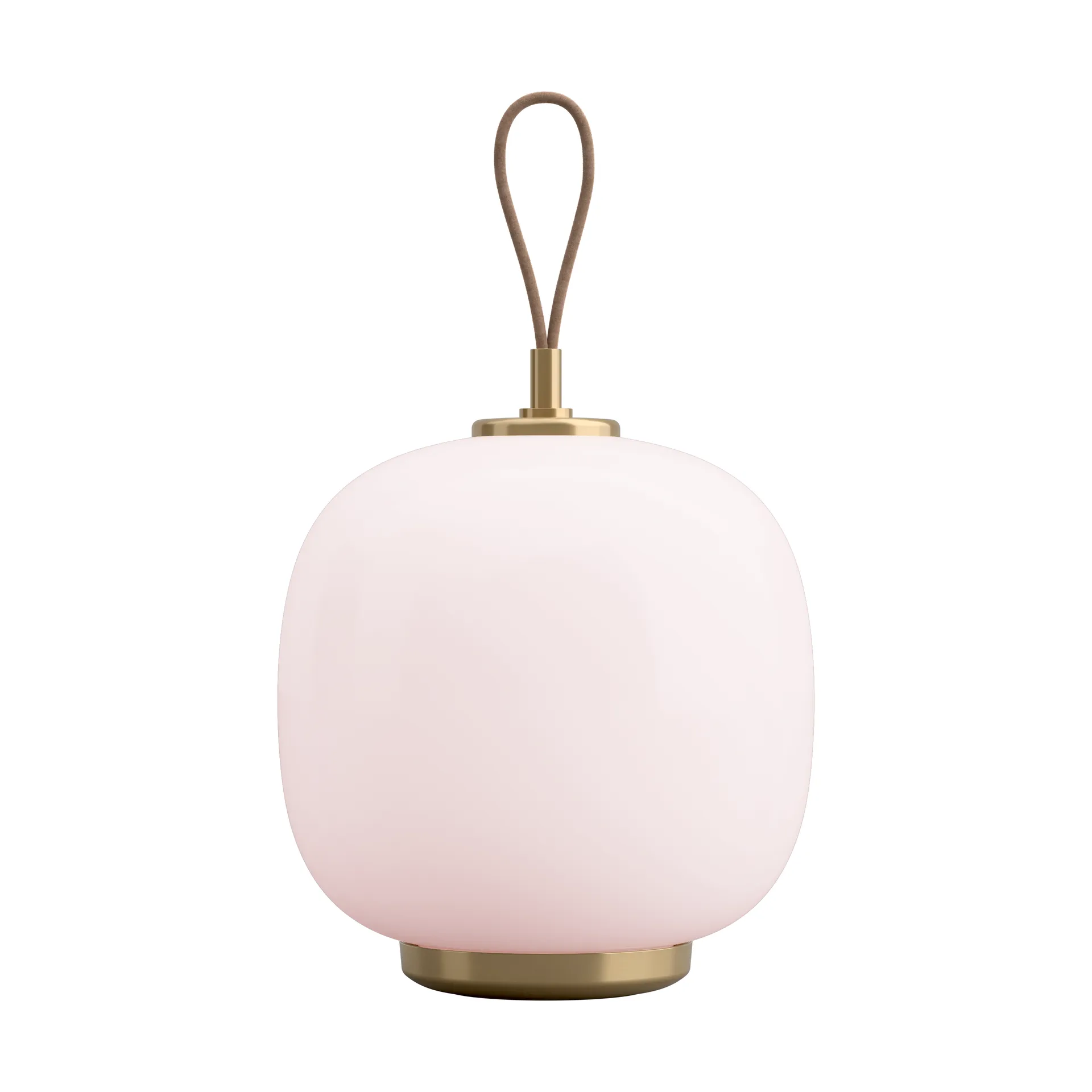 VL45 Radiohus draagbare lamp Ø17,5 cm, Brass-pale rose glass Louis Poulsen