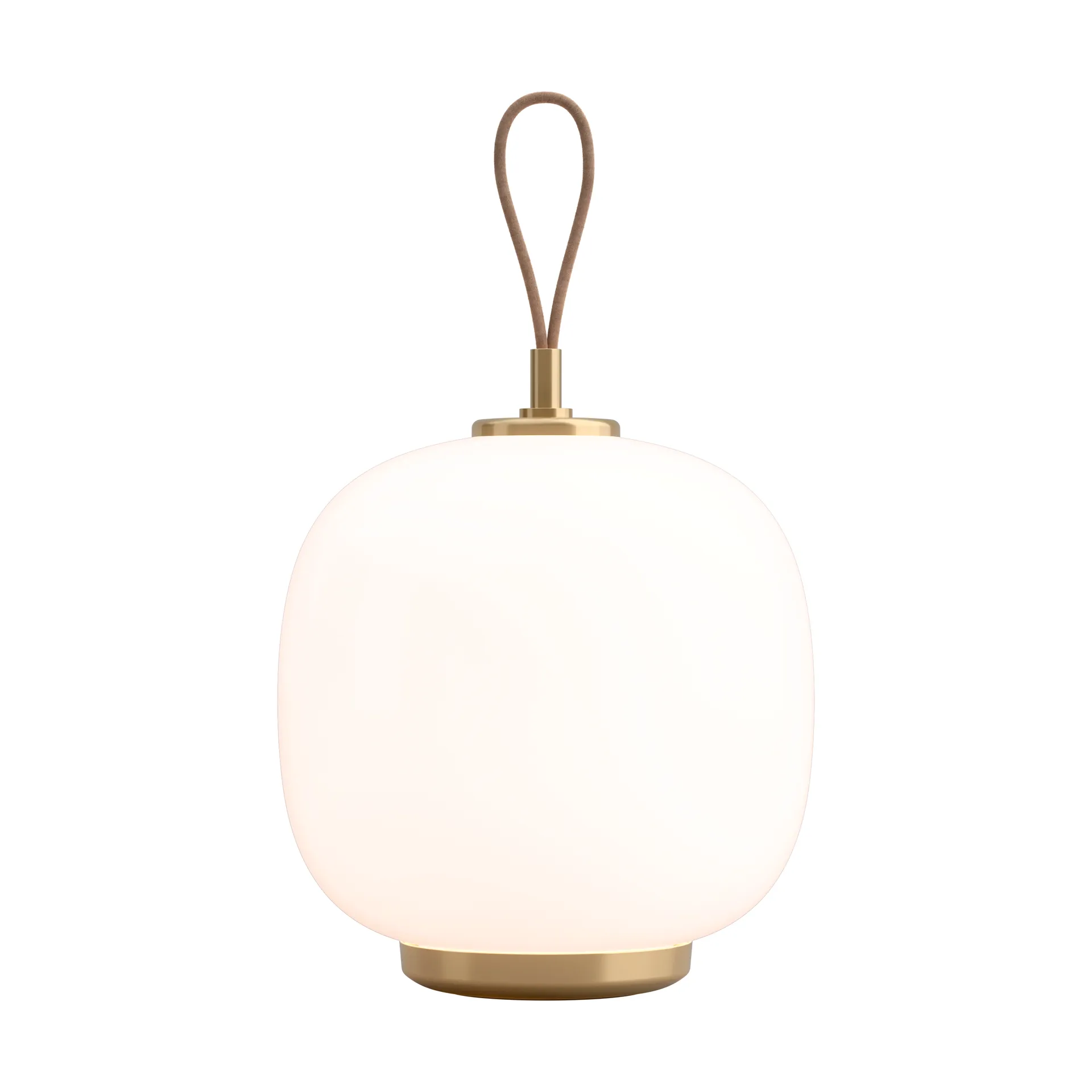 VL45 Radiohus draagbare lamp Ø17,5 cm, Brass-pale rose glass Louis Poulsen