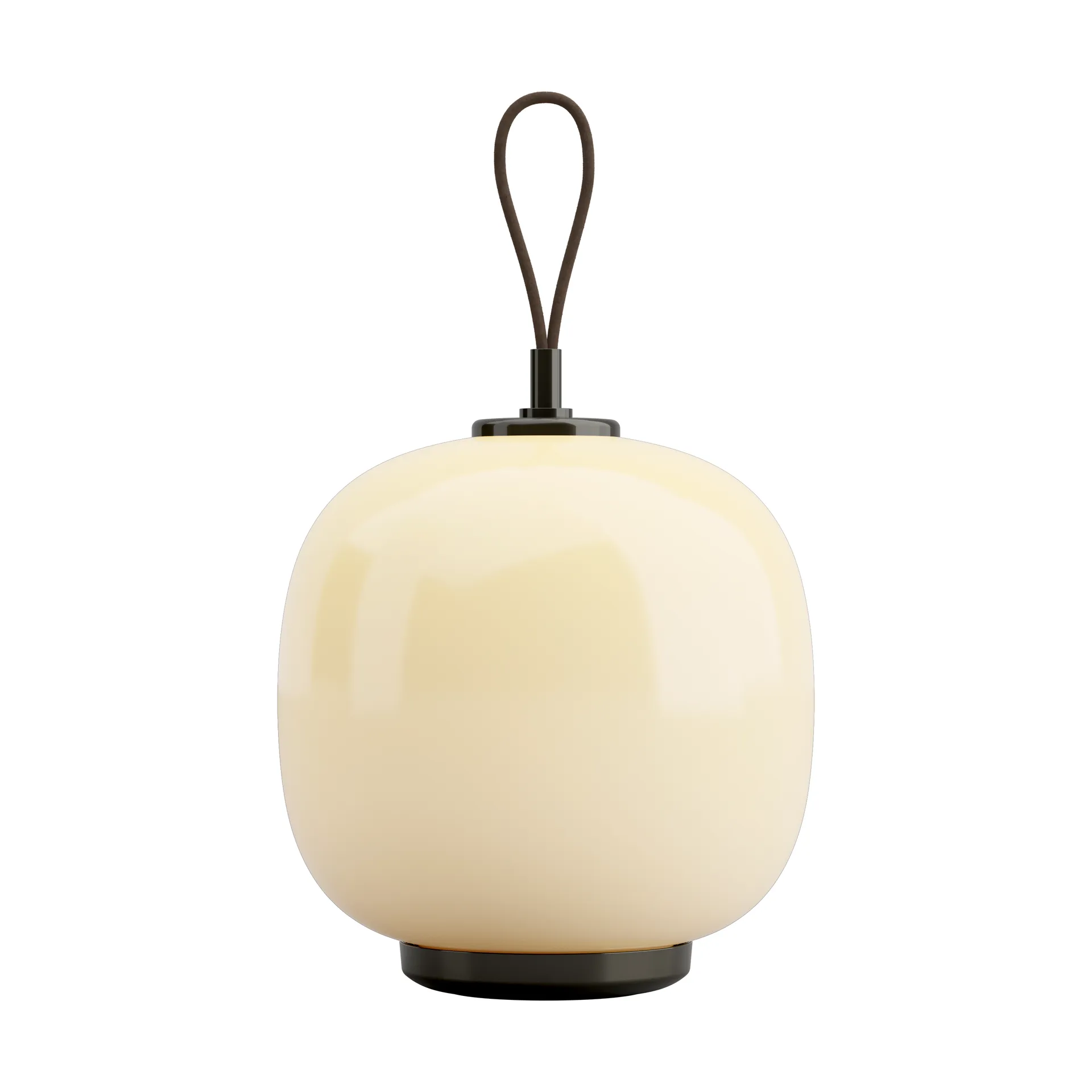 VL45 Radiohus draagbare lamp Ø17,5 cm, Brass-pale yellow glass Louis Poulsen
