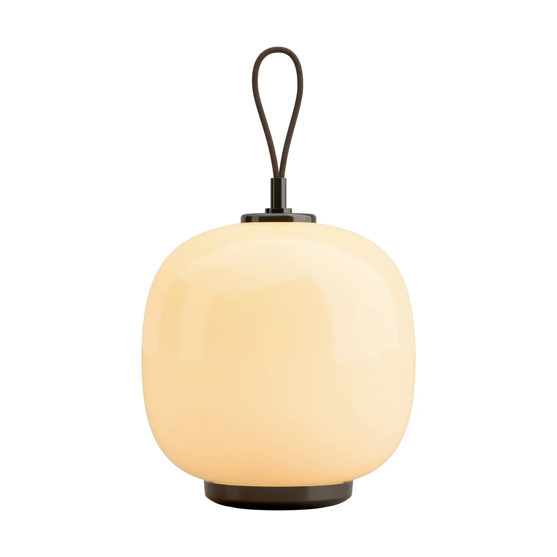 VL45 Radiohus draagbare lamp Ø17,5 cm, Brass-pale yellow glass Louis Poulsen