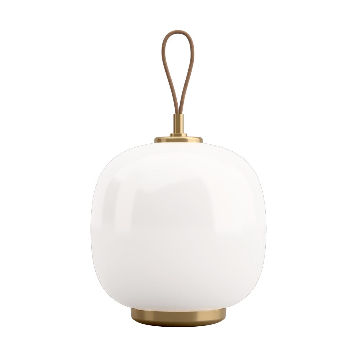 Louis Poulsen VL45 Radiohus draagbare lamp o17,5 cm Brass-white opal glass