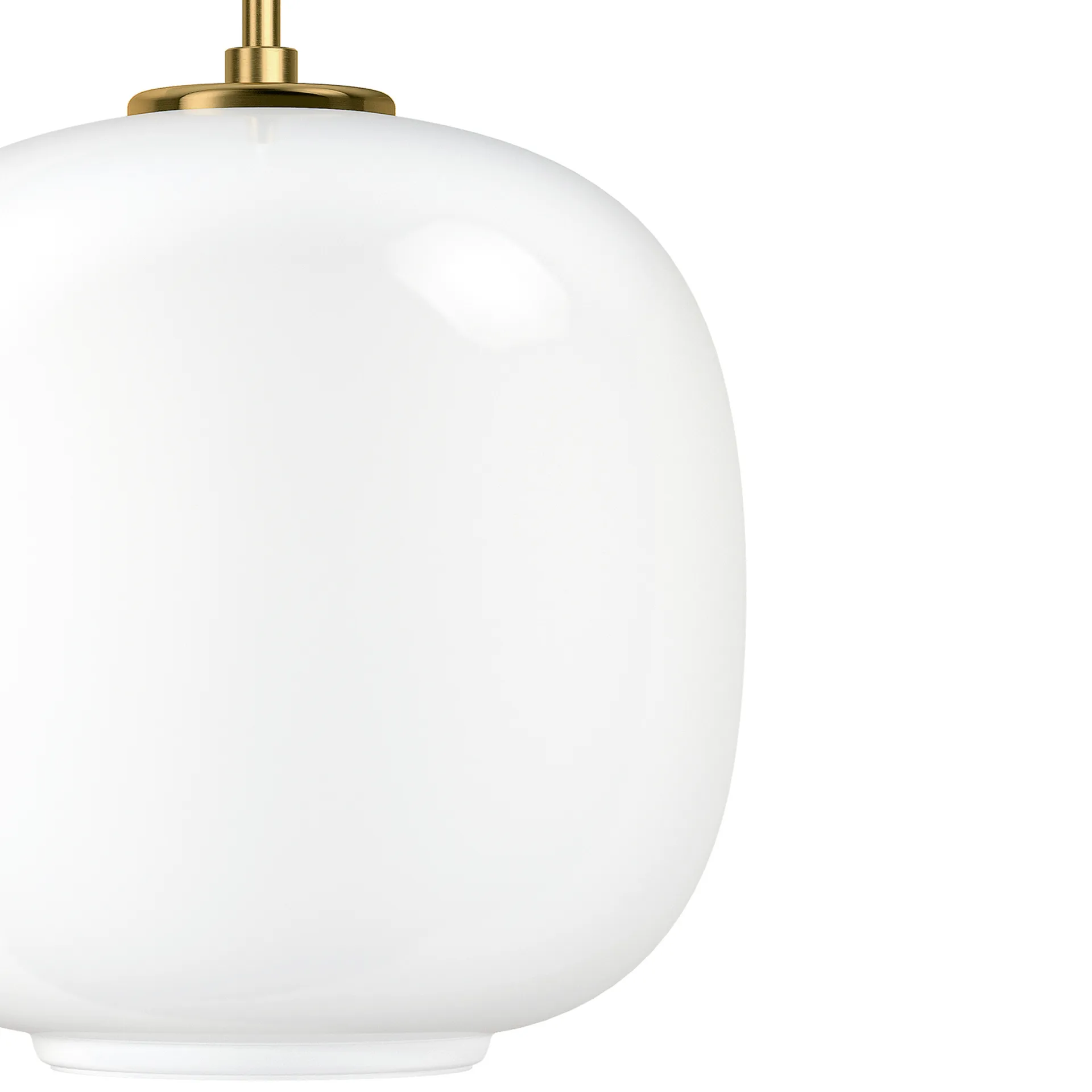 VL45 Radiohus hanglamp Ø25 cm, Brass-white opal glass Louis Poulsen