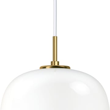 VL45 Radiohus hanglamp Ø25 cm - Brass-white opal glass - Louis Poulsen