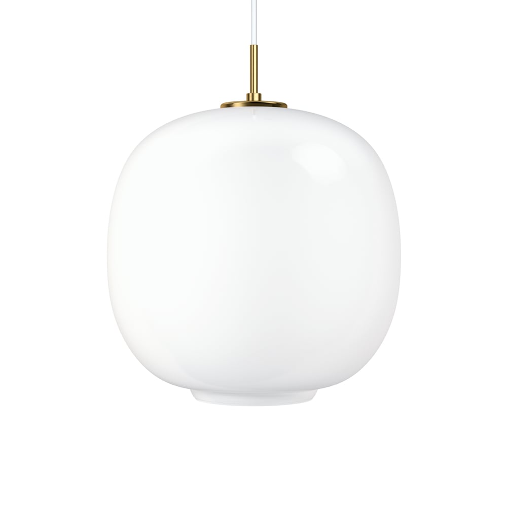 Louis Poulsen VL45 Radiohus LED hanglamp groot Brass-white opal glass