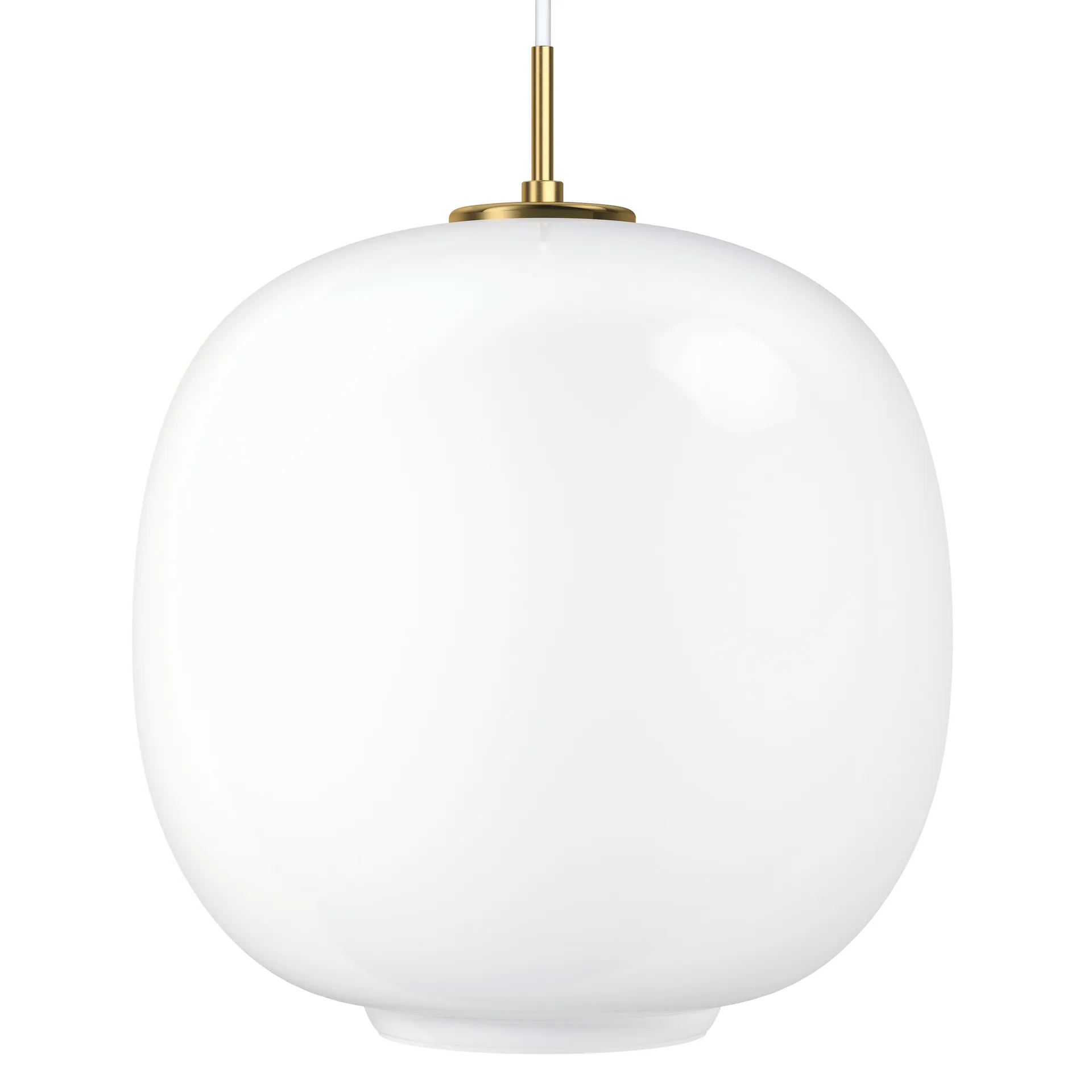 VL45 Radiohuspendant lamp Ø37 cm, Brass-white opal glass Louis Poulsen