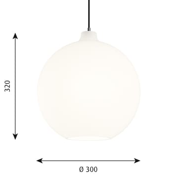 Wohlert hanglamp Ø30 cm - Wit opaalglas - Louis Poulsen