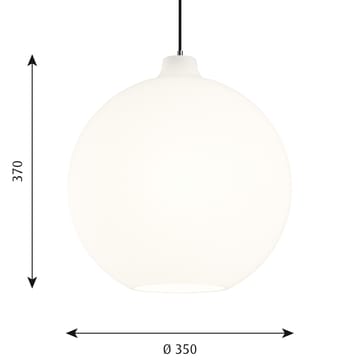 Wohlert hanglamp Ø35 cm - Wit opaalglas - Louis Poulsen