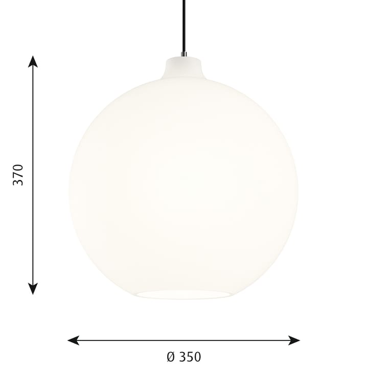 Wohlert hanglamp Ø35 cm - Wit opaalglas - Louis Poulsen