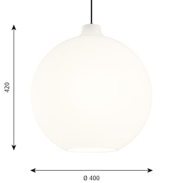 Wohlert hanglamp Ø40 cm - Wit opaalglas - Louis Poulsen