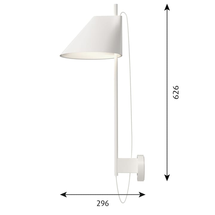 Yuh muurlamp, Wit Louis Poulsen