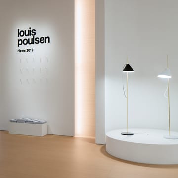 Yuh vloerlamp - Wit-messing - Louis Poulsen