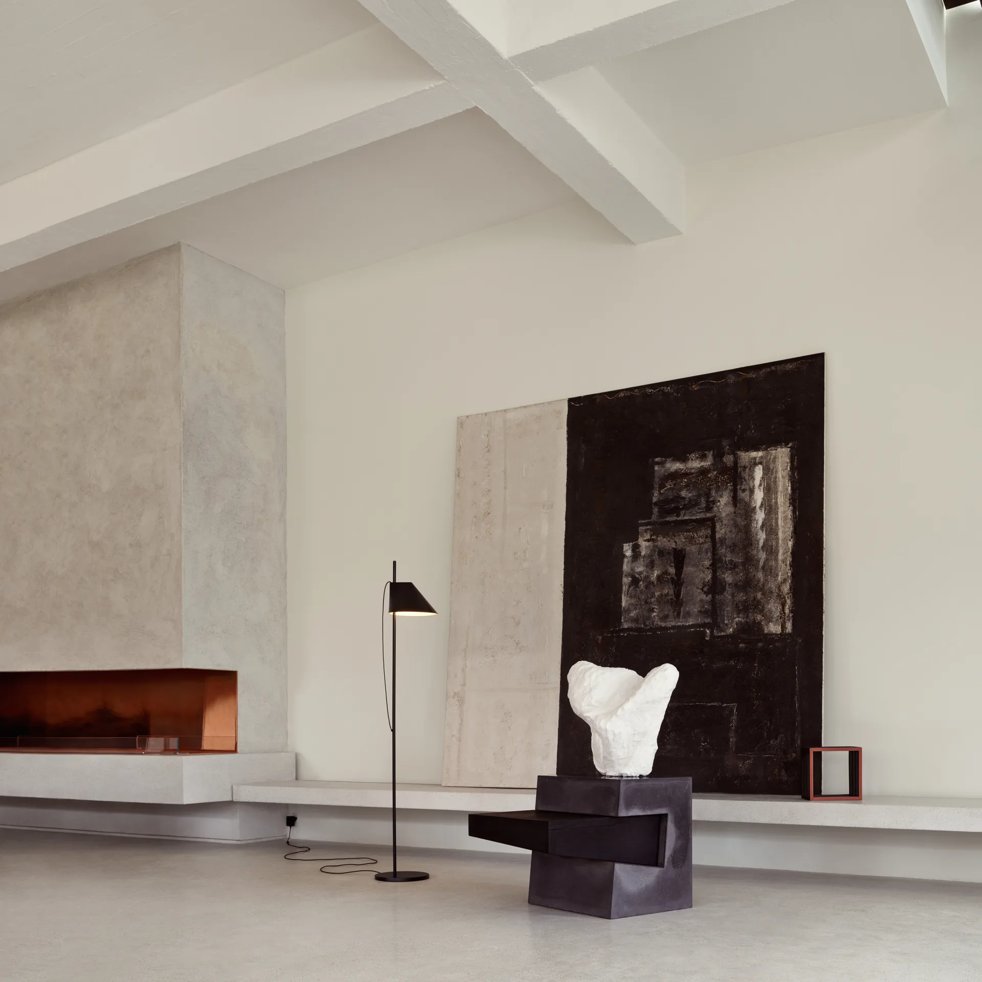 Yuh vloerlamp, Zwart Louis Poulsen