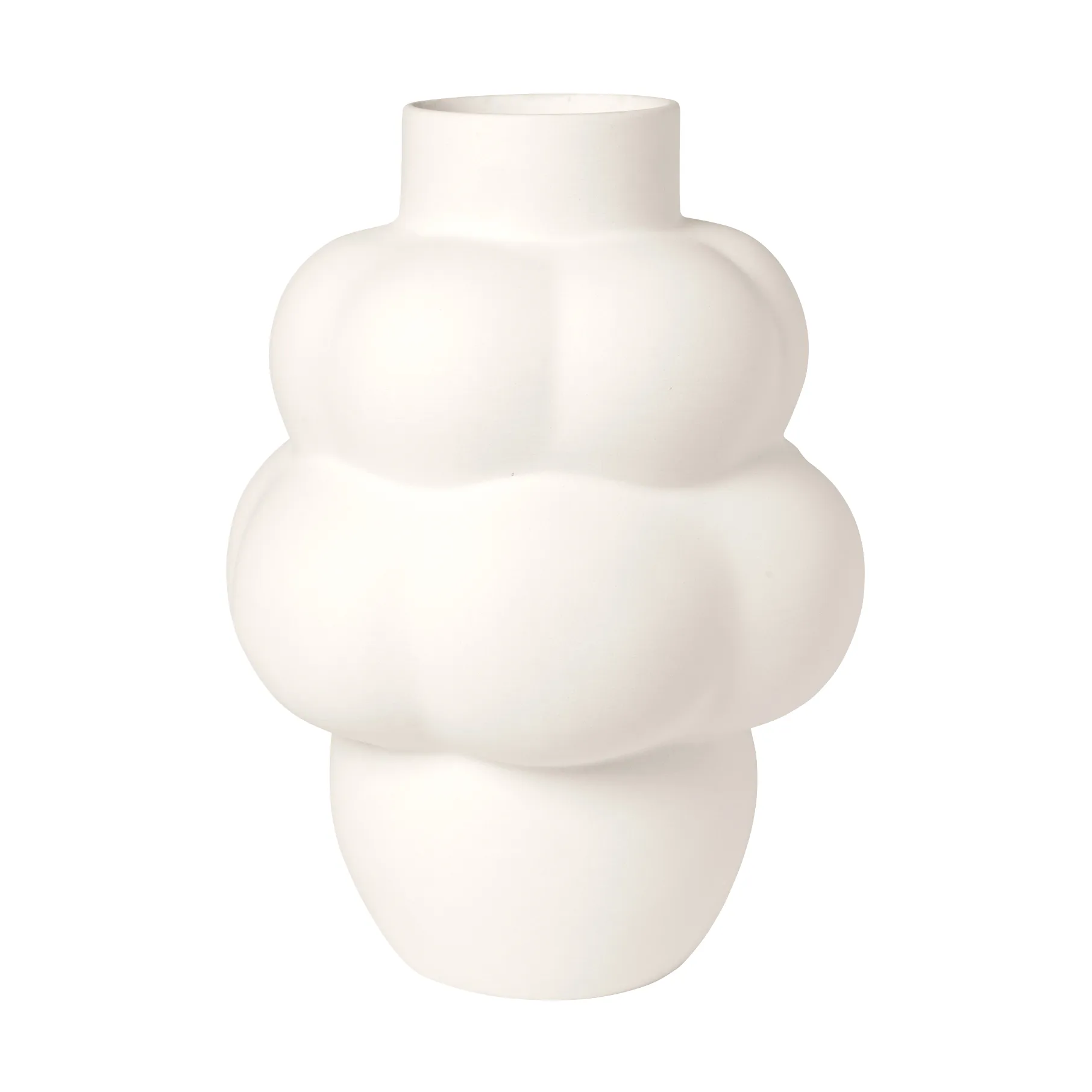 Balloon 04 vaas Petit 18 cm, Raw White Louise Roe
