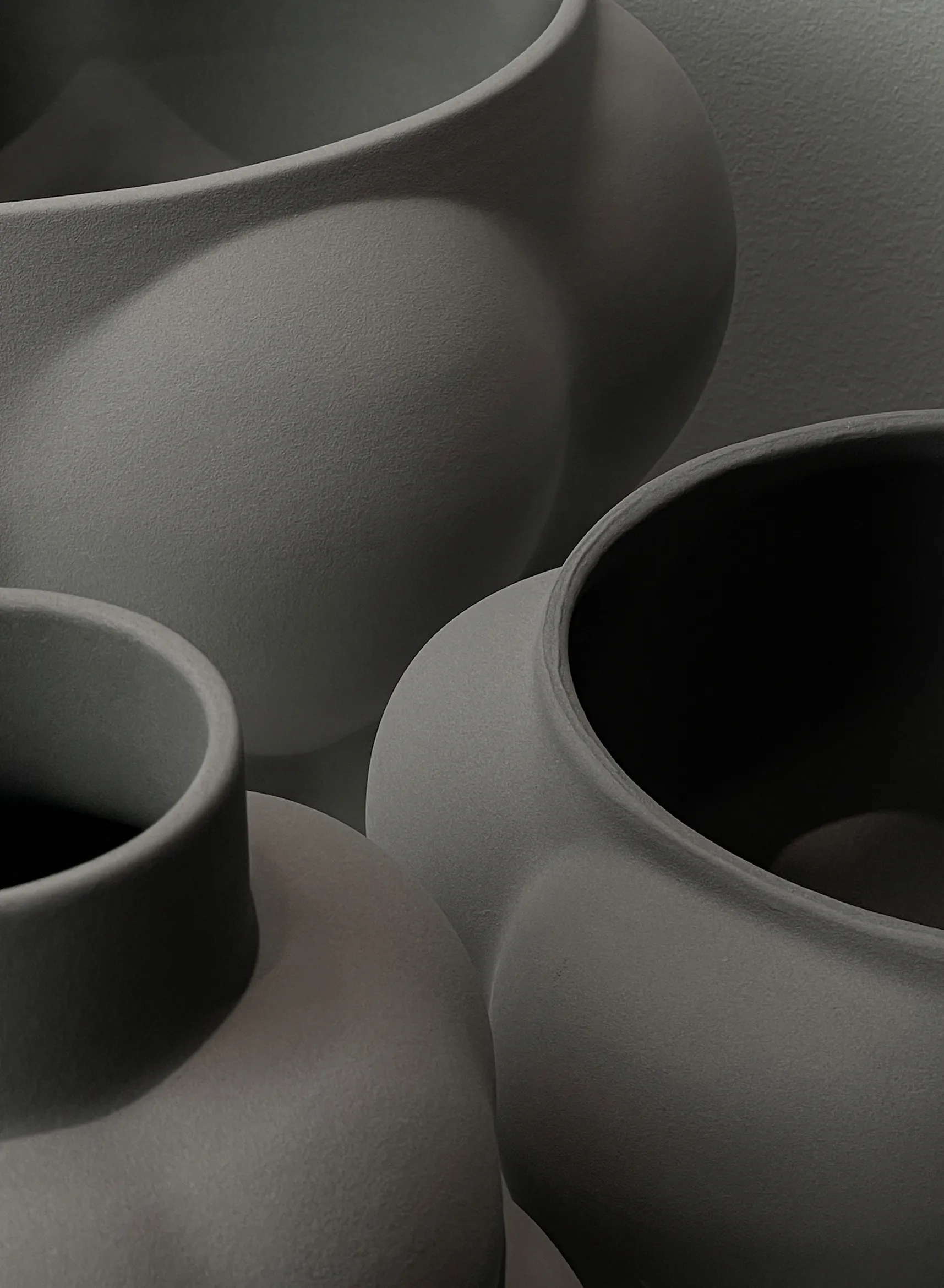 Balloon 05 kom-pot h24 cm Ø32 cm, Sanded Grey Louise Roe