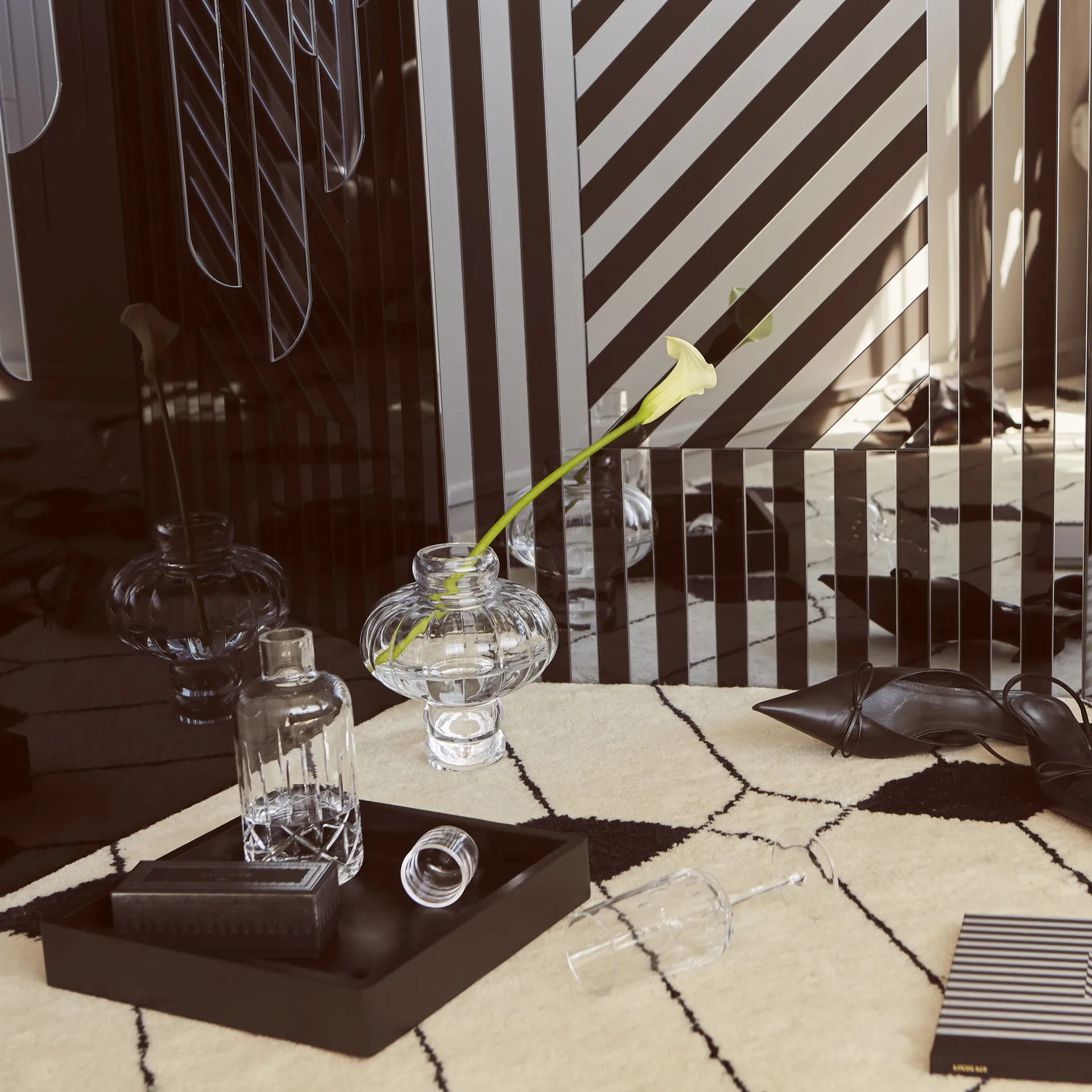 Balloon vaas 20 cm, Helder Louise Roe