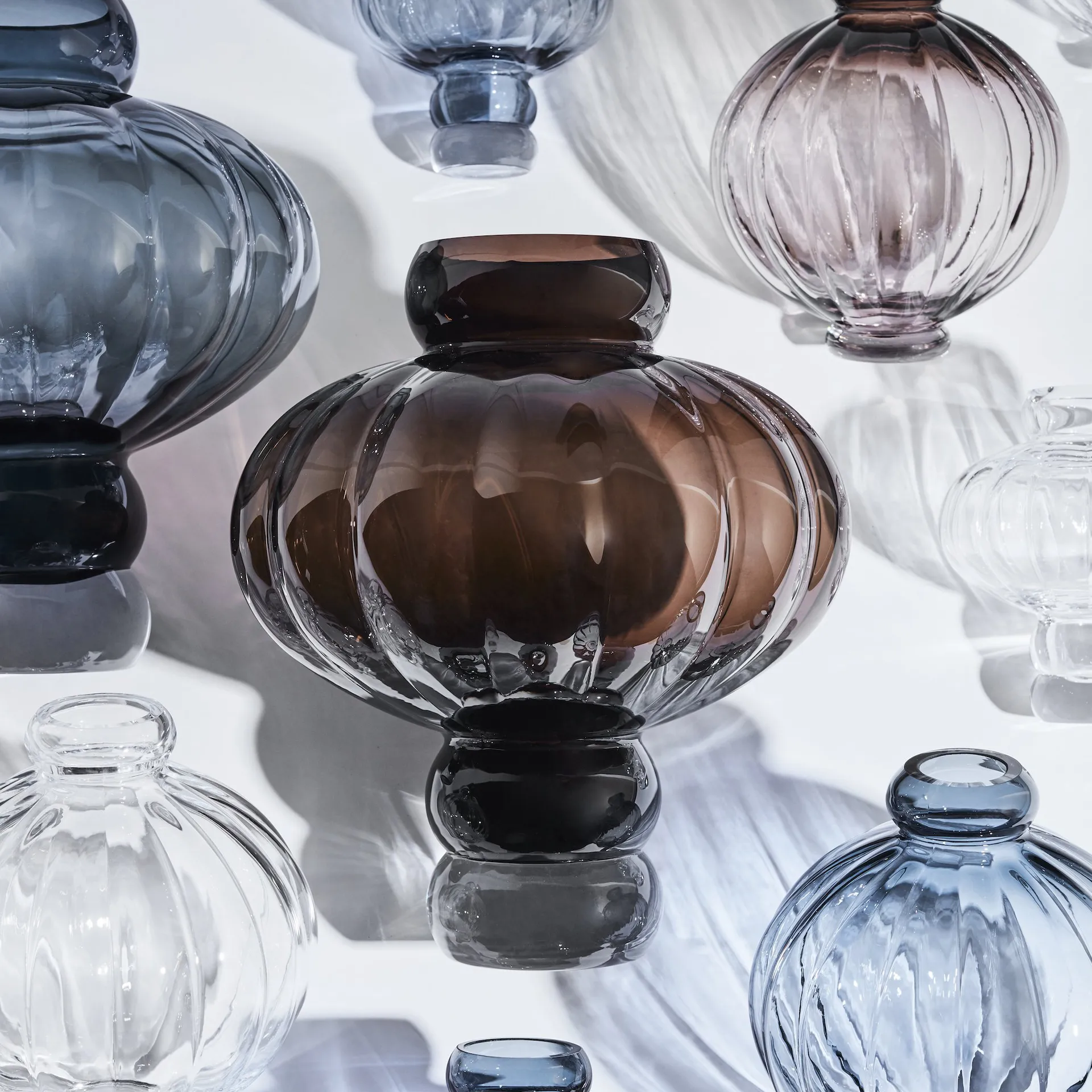 Balloon vaas 25 cm, Helder Louise Roe